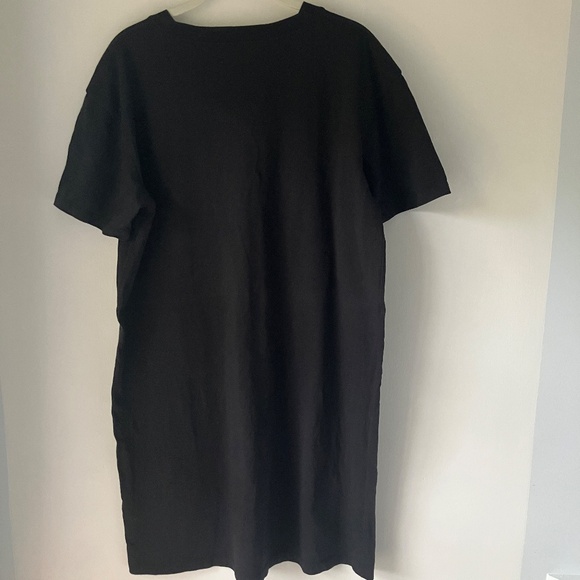 Madewell Black T-Shirt Dress | Size M | 100% Cotton, Casual Everyday Style - Picture 3 of 3